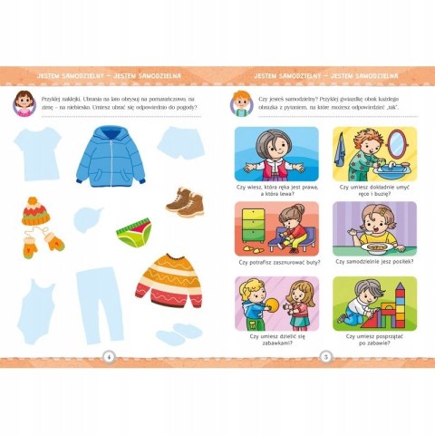 Wzorowy przedszkolak Uczę się i rozwiązuję! Aksjomat Zagadki Zadania