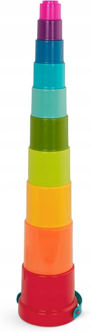 Zestaw kubełków do piętrowania z wiaderkiem Stack up Cups Battat