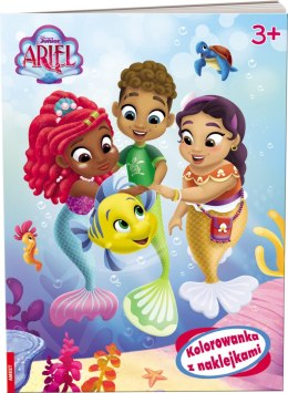 Ariel Kolorowanka z Naklejkami Disney Junior 3+ Ameet