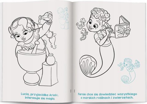 Ariel Kolorowanka z Naklejkami Disney Junior 3+ Ameet