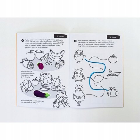 Bazgraki Poznają Kolory i Kształty Naklejki Kapitan Nauka 2-3 lat