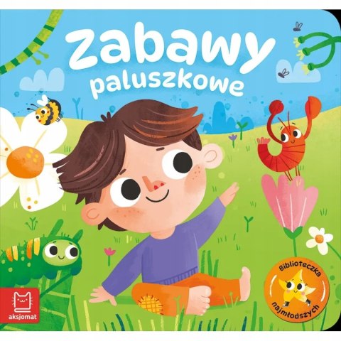 Biblioteczka najmłodszych Zabawy paluszkowe Aksjomat Książeczka Wierszyki