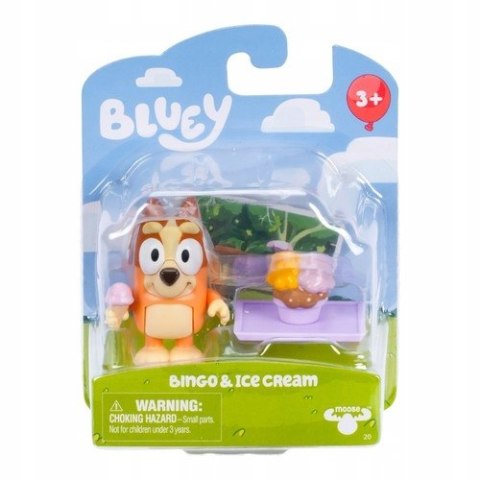 Bluey Początek Zabawy Figurka z Akcesoriami Bingo & Ice Cream