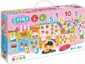 CzuCzu Puzzle Cyfry Króliczki 40 elementów Układanka 3+ 4+