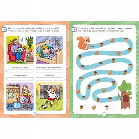 Gotowy do szkoły Sprawdź się przedszkolaku! Aksjomat Zagadki Zadania