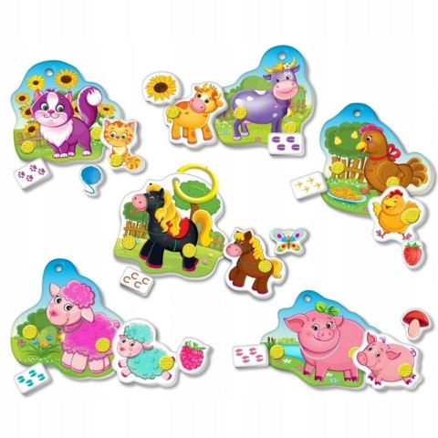 Gra edukacyjna z rzepam Mama i dziecko Roter Kafer