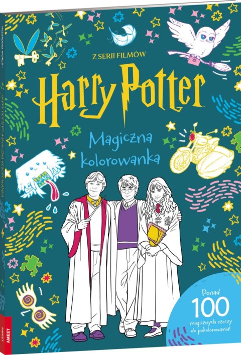 Harry Potter Magiczna Kolorowanka Magiczne Rzeczy do Pokolorowania Ameet