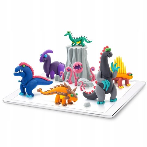 Hey Clay Masa plastyczna Mega Dinos Ciastolina Dinozaury