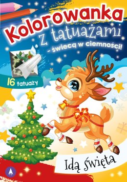 Idą święta Kolorowanka z Tatuażami Świecą w Ciemności 16 Tatuaży