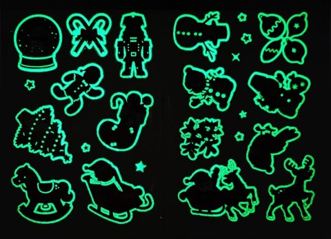 Idą święta Kolorowanka z Tatuażami Świecą w Ciemności 16 Tatuaży