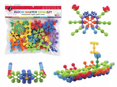 Klocki małych geniuszy Kulki 54 elementy Askato