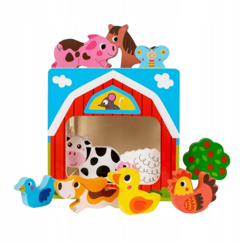 Kostka Sorter Farma Smily Play Zwierzątka na Wsi Wieś