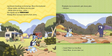 Książeczka Bajeczka Bluey Kemping Moja czytanka Harperkids