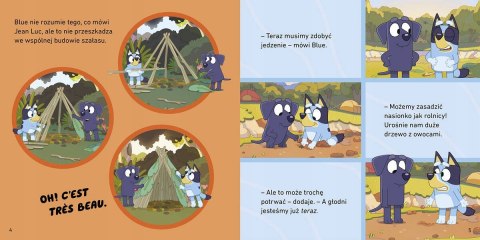 Książeczka Bajeczka Bluey Kemping Moja czytanka Harperkids