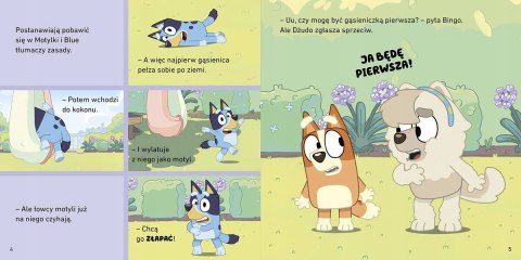 Książeczka Bajeczka Bluey Motylki Moja czytanka Harperkids