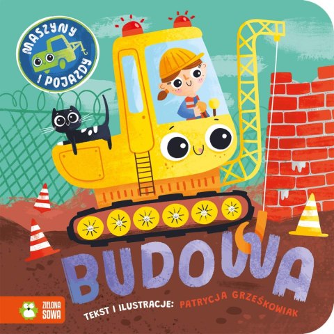 Książeczka Maszyny i Pojazdy Budowa Zielona Sowa