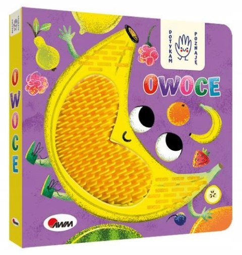Książeczka Sensoryczna Owoce Dotykam i Poznaję Sensoryka dla Maluszka