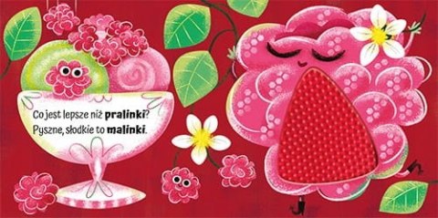 Książeczka Sensoryczna Owoce Dotykam i Poznaję Sensoryka dla Maluszka