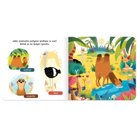 Książeczka dla Maluszka Raz, dwa, trzy szukam! w Zoo Poznaję Zwierzątka