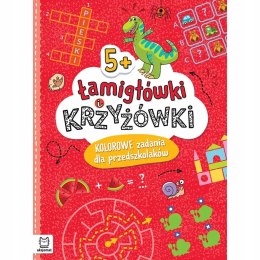 Łamigłówki i krzyżówki Kolorowe zadania dla przedszkolaków 5+ Aksjomat