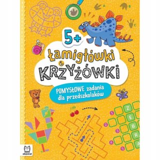 Łamigłówki i krzyżówki Pomysłowe zadania dla przedszkolaków 5+ Aksjomat