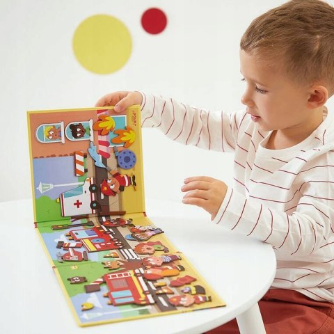 Magnetyczna Układanka Strażacy Magneti'stories 3+ Janod J05453