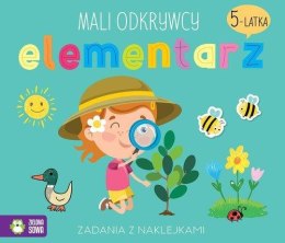Mali Odkrywcy Elementarz 5-latka Zielona Sowa Zadania z Naklejkami