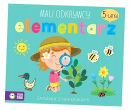 Mali Odkrywcy Elementarz 5-latka Zielona Sowa Zadania z Naklejkami