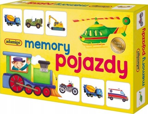 Memory Mini Pojazdy Adamigo Gra Pamięciowa Pamięć