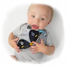 Mom's Care Termofor z pestek wiśni kontrastowy Szop Pedro przytulanka