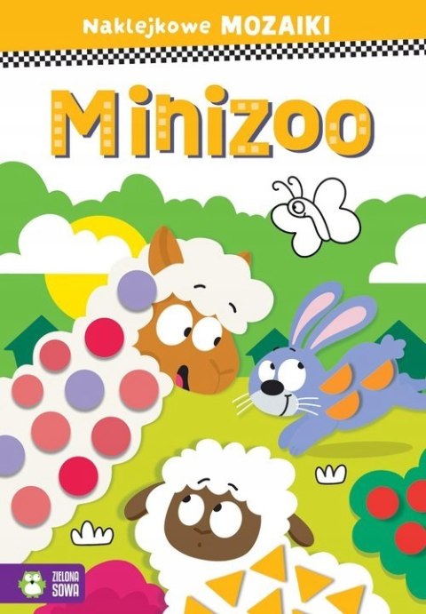 Naklejkowe Mozaiki Minizoo Zielona Sowa