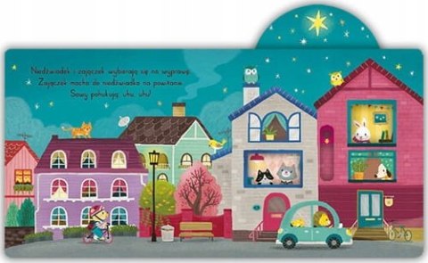 Nocna Wyprawa Wesoła zagroda Zabawa z ruchomymi elementami Książeczka