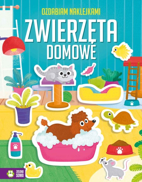 Ozdabiam Naklejkami Zwierzęta Domowe Zielona Sowa