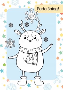 Pada Śnieg Kolorowanka z Tatuażami 16 Tatuaży Skrzat