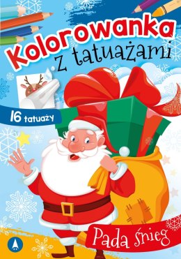 Pada Śnieg Kolorowanka z Tatuażami 16 Tatuaży Skrzat