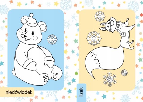 Pada Śnieg Kolorowanka z Tatuażami 16 Tatuaży Skrzat