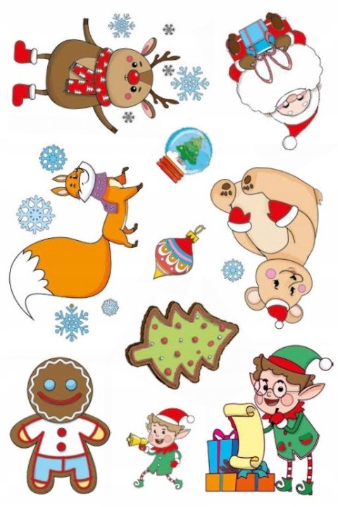 Pada Śnieg Kolorowanka z Tatuażami 16 Tatuaży Skrzat