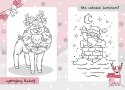 Renifer Malowanki z Mikołajem Zimowe Kolorowanki