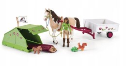 Schleich 42533 Horse Club Sarah Przygoda na Kempingu Camping Wycieczka