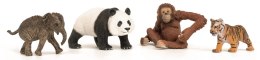 Schleich 42736 Wild Life Asia zestaw startowy 4 Figurki