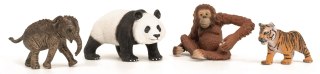 Schleich 42736 Wild Life Asia zestaw startowy 4 Figurki