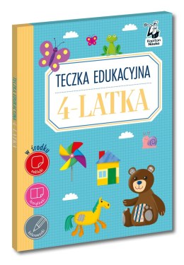 Teczka edukacyjna 4-latka Kapitan Nauka Elementarz Ćwiczenia czterolatka