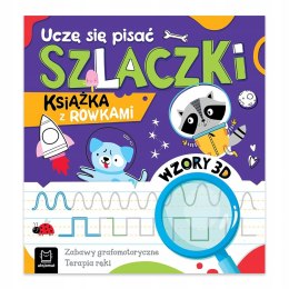 Uczę się pisać Szlaczki Książka z rowkami Wzory 3D Aksjomat Terapia Ręki