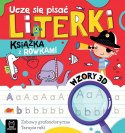 Uczę się pisać literki Książka z rowkami Wzory 3D Aksjomat Terapia Ręki