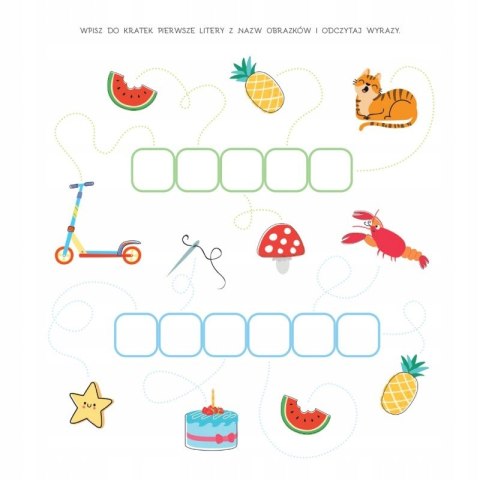 Uczę się pisać literki Książka z rowkami Wzory 3D Aksjomat Terapia Ręki