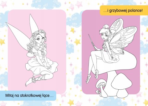 Wróżki Kolorowanka z Tatuażami Świecą w Ciemności 16 Tatuaży