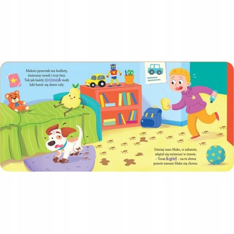 Zaopiekuj się pieskiem Aksjomat Książeczka dla Małych rączek Wierszyki