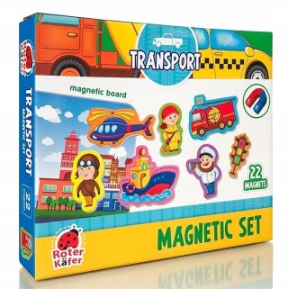 Zestaw magnesów Pojazdy Transport Roter Kafer