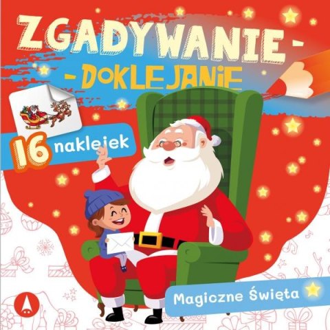 Zgadywanie Doklejanie Magiczne Święta Naklejki Świąteczne Zagadki Rymowanki