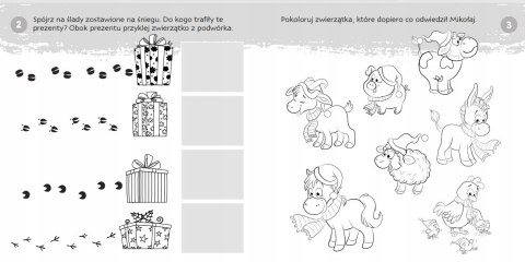 Zgadywanie Doklejanie Magiczne Święta Naklejki Świąteczne Zagadki Rymowanki